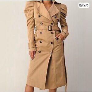 Elegant Tan Trench Coat